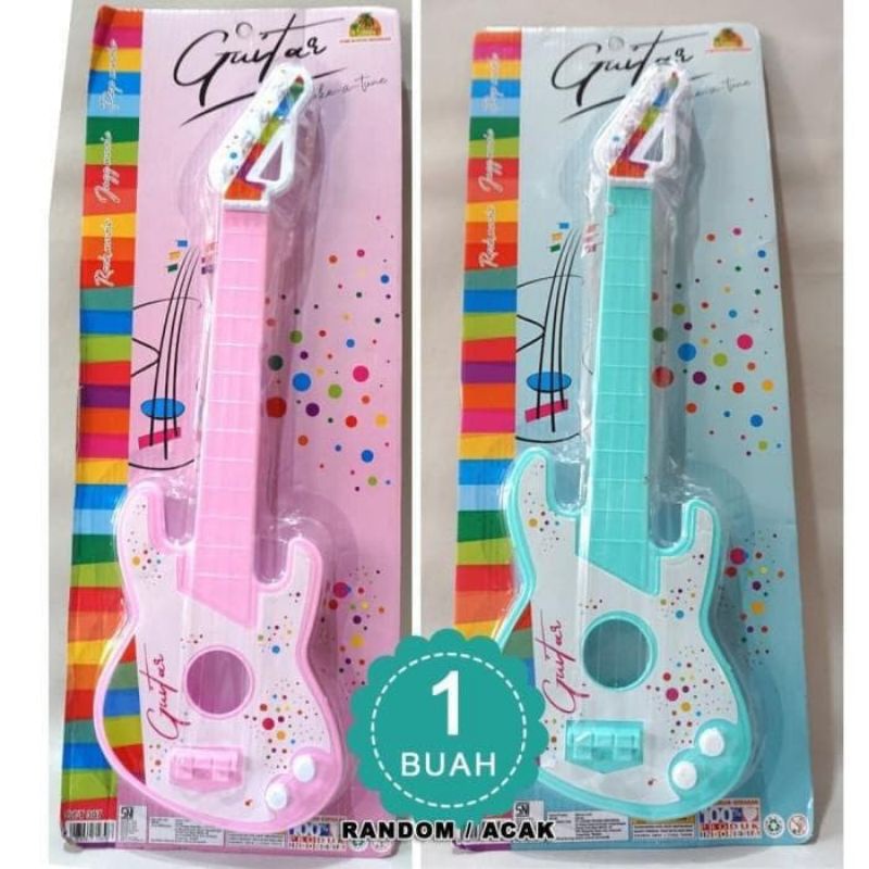 mainan alat musik gitar gitaran mainan anak laki-laki dan perempuan