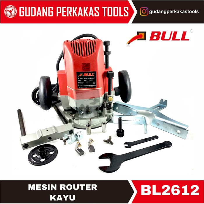 SBO Mesin router kayu/roter kayu BL2612 BULL SEBELUM KEHABISAN