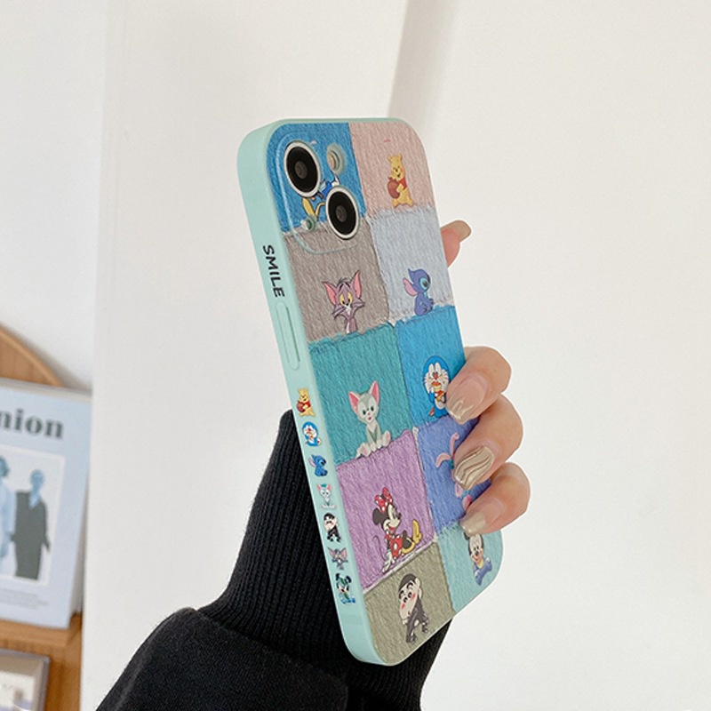 Cartoon Anime Series Rainbow Silicone Soft Case OPPO A9 A53 A33 A31 2020 A15 A15S C1 XT A3S A7 A12 A11K A95 F9 Pro A57 A39 F1S A83 K5 5 6 Casing Y11 Y12i Y15 Y17 Z1 Pro Y50 Y30i Y20i Y20S Y12S Y91C Y93 V5 V5S V5 Lite Y83 Y81 V9 Casing