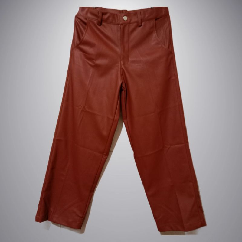 Pants leather/ celana kulit size L