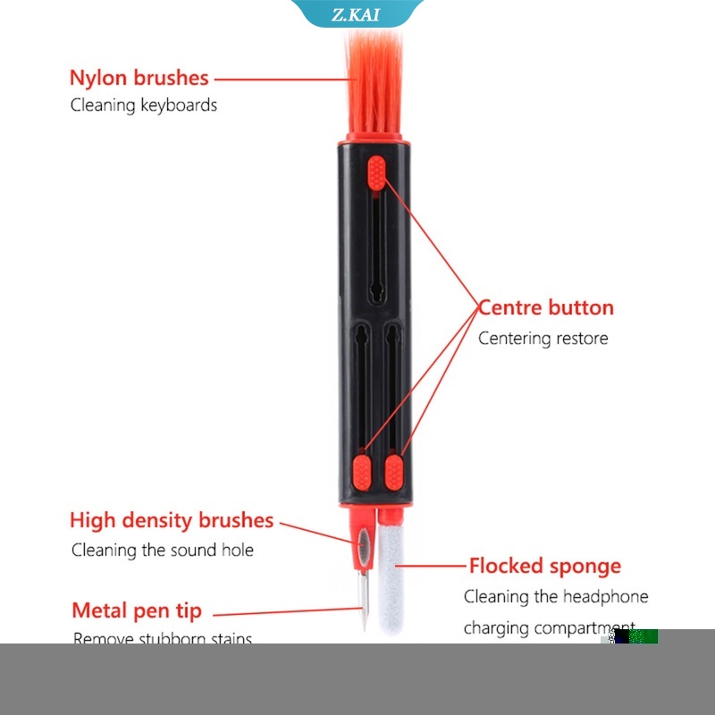 Sikat Spons Pembersih Lubang Debu Untuk Headphone / Keyboard Gap