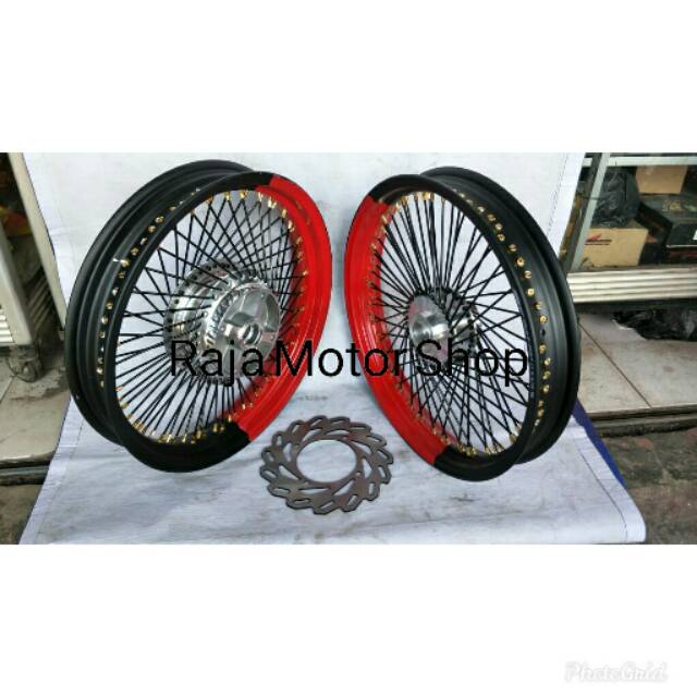 Velg Sprint Xd set komplit  jari² seribu Motor Tiger Revo CBR 150R Mega Pro Primus ring 17 x 250/300