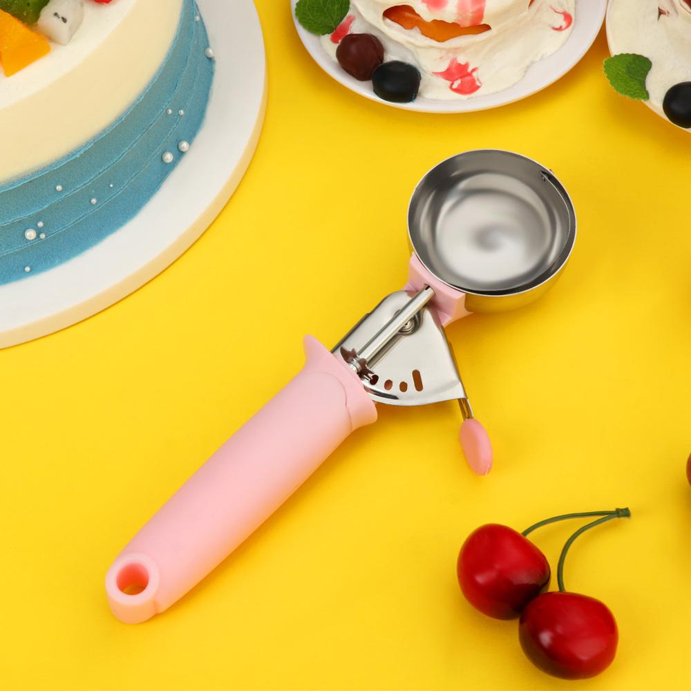 Populer Sendok Es Krim New Metal Cookie Scoop Mash Potato Spoon Ball Scooper