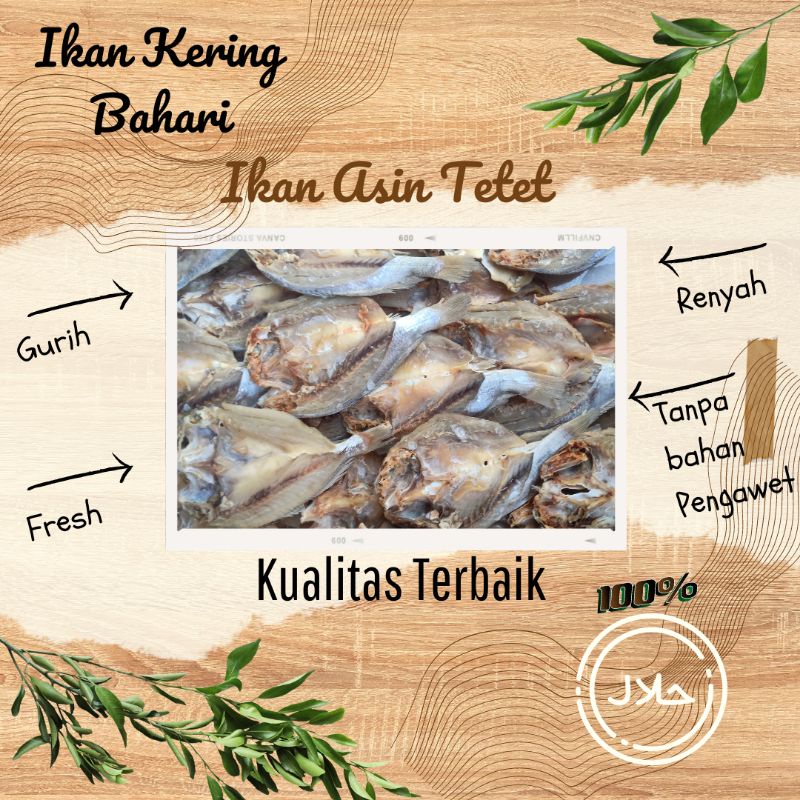

[TERBARU] IKAN ASIN TETET TANPA BAHAN PENGAWET MURAH BERKUALITAS
