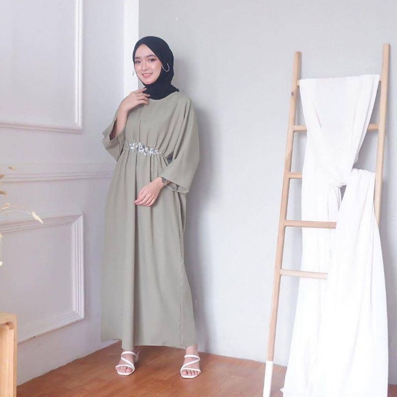 dress wanita terbaru Maria kaftan COD