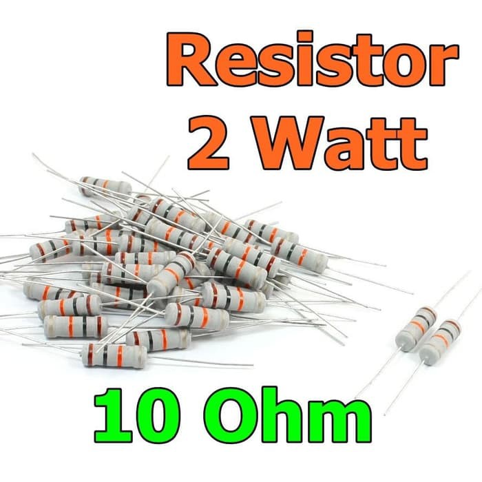 Resistor Karbon 2 Watt 10 Ohm 10R 5%