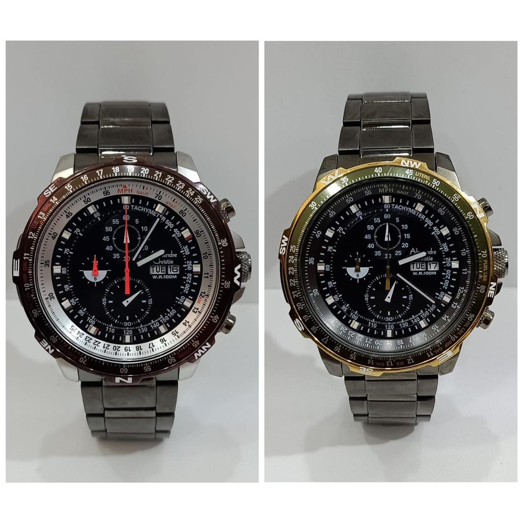 Jam Pria Alexandre Christie AC6476 AC 6476 Original Garansi Resmi Alexander Christie Free Baterai