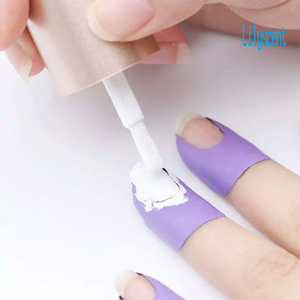 Lily Tape Peel Off Bentuk U Anti Tumpah Sekali Pakai Untuk Pelindung Kutek Wanita