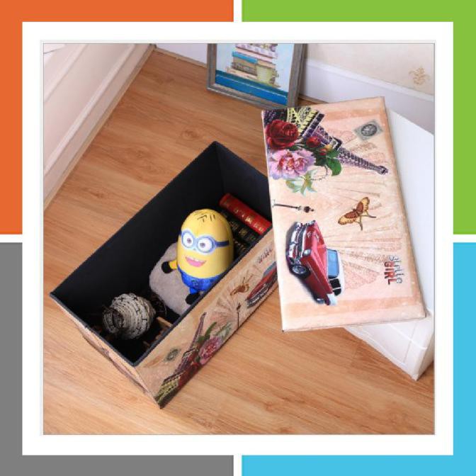 Sb002 - Jumbo Storage Box Storage Stool Tempat Mainan Ukuran 60 Cm - P Keeling11