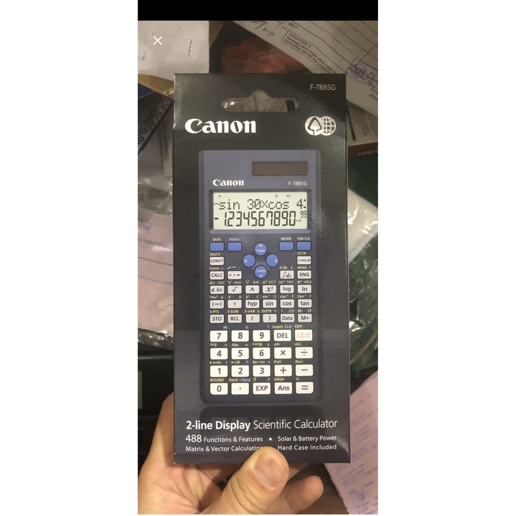 

kalkulator canon sg 788 scientific setara casio 350 ms