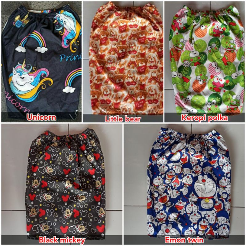 Kolor Anak, Kolor motif Karakter Grosir Kolor Anak untuk cewek cowok