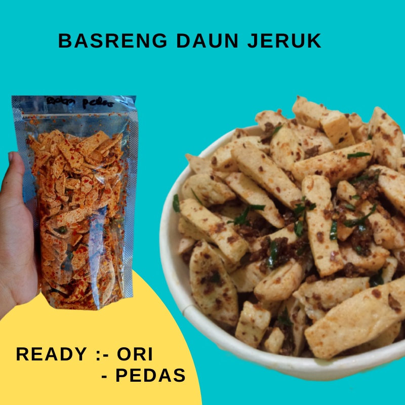 

Basreng Pedas Daun Jeruk Kripik Baso Bakso Goreng Stik Cemilan Pedas Gurih Kriuk Garing Renyah Kiloan Kemasan 100 Gram