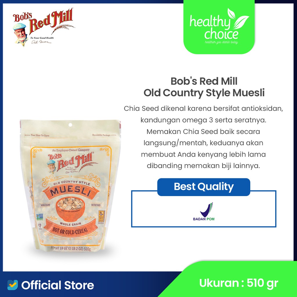 

Bob's Red Mill Old Country Style Muesli 510 gr