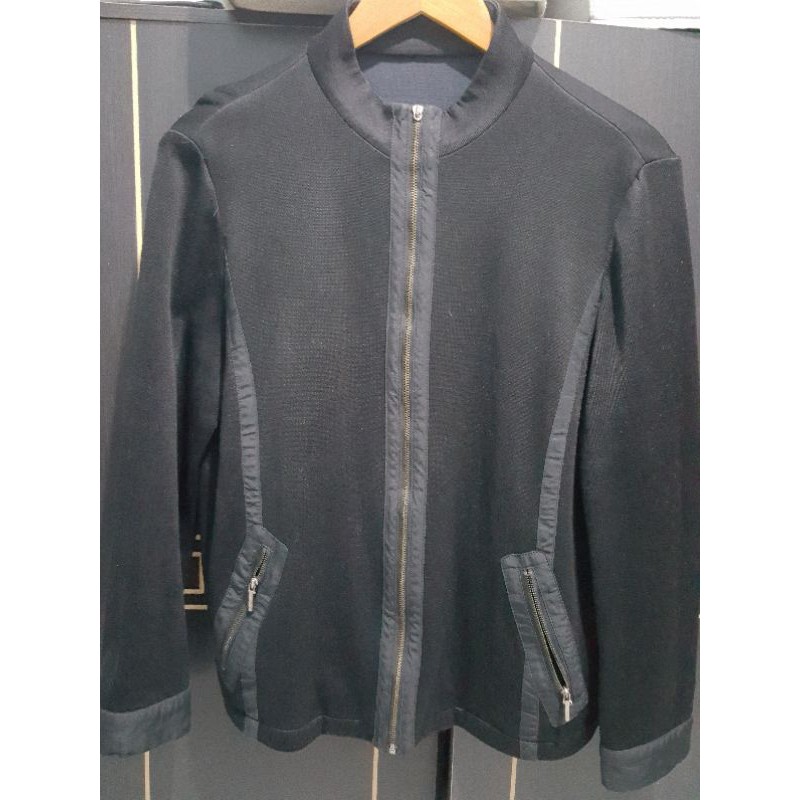 thrift jaket hitam daks london / PL / Preloved