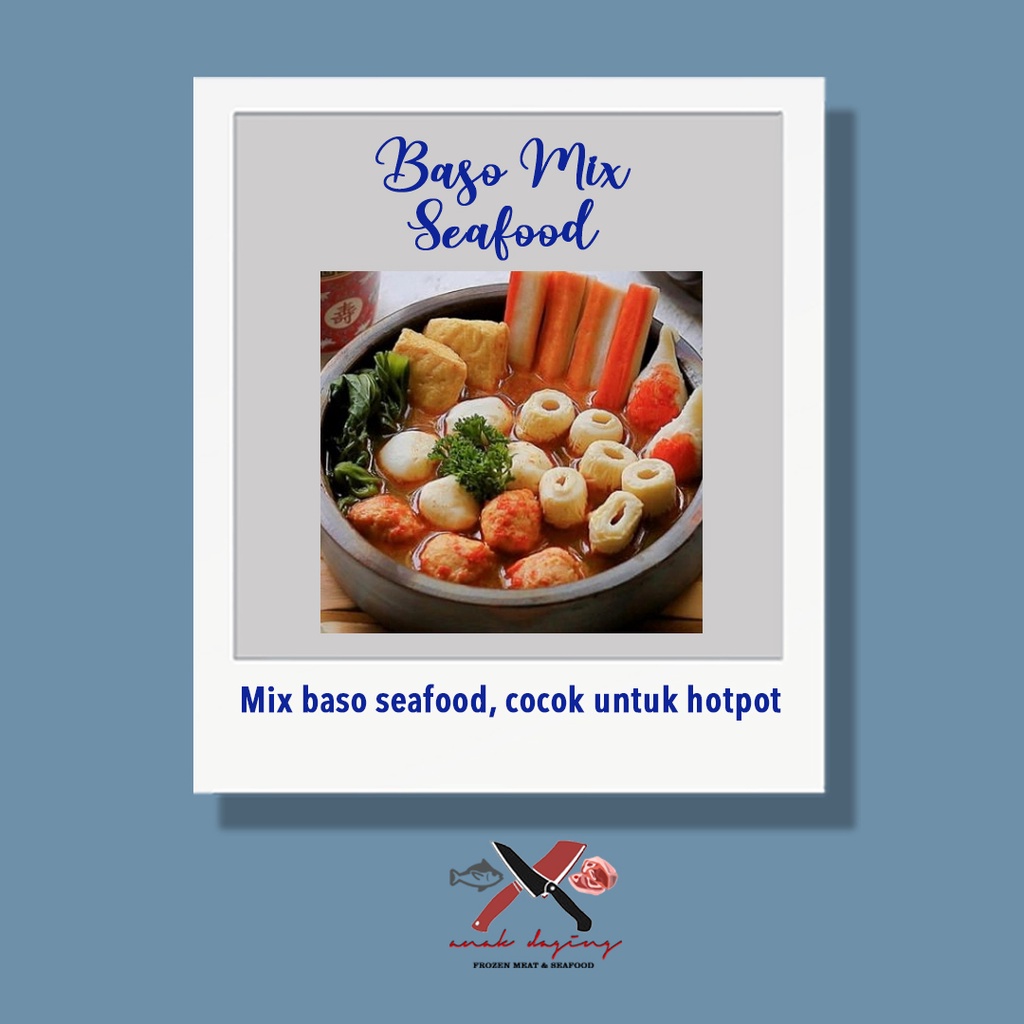 

Baso Mix Seafood / baso seafood / baso hotpot / sukiyaki / tomyum