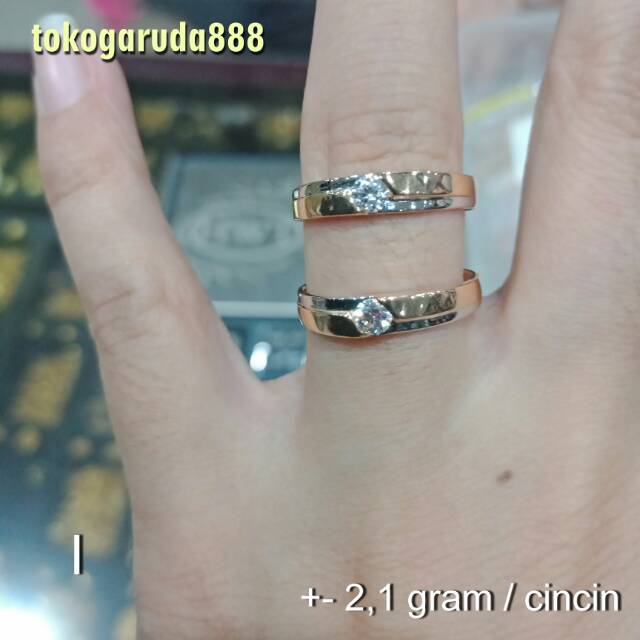 700 Cincin anak dan dewasa emas asli kadar 70% 22 surabaya gold whitegold kuning putih tunangan nikah lamaran UBS