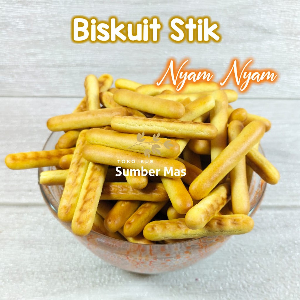 Stick nyam nyam 250 gr / Rasa durian / Rice crispy / cemilan kiloan / Biskuit stik / Biskuit kiloan