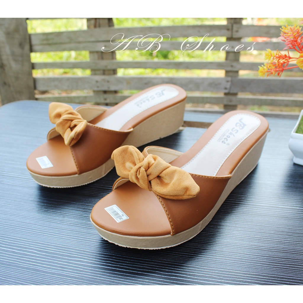 SANDAL WANITA WEDGES TERLARIS Sandal Wedges Wanita Pita Tali