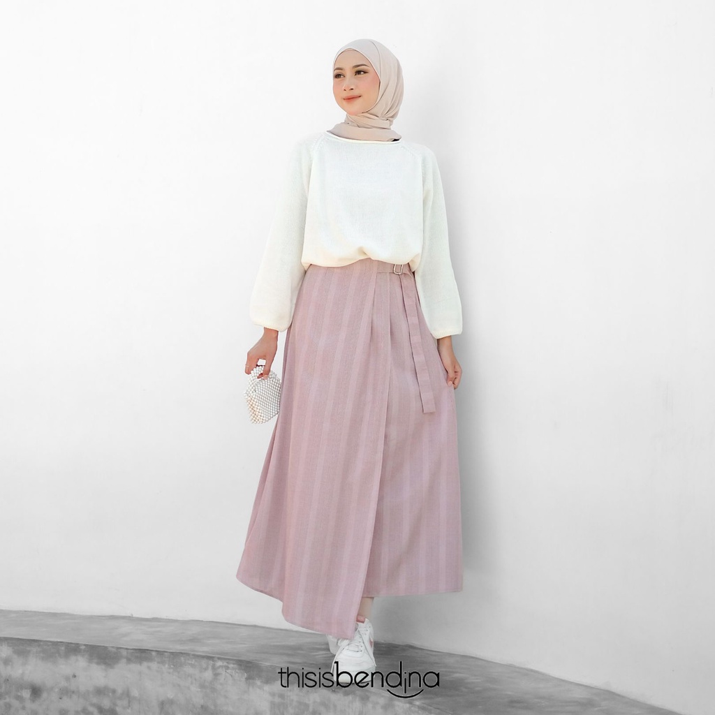 THISISBENDINA Rok Panjang Kotak kotak NUE Skirt