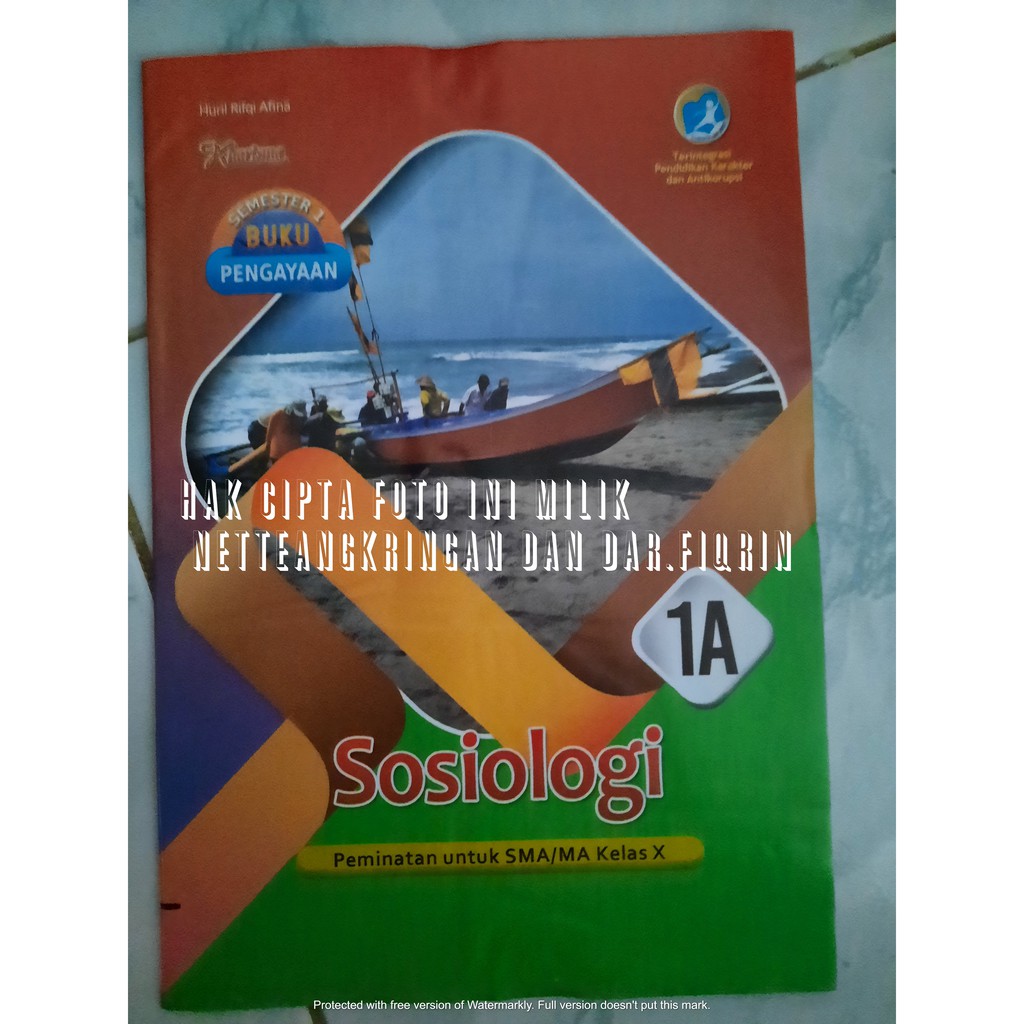 LKS Sosiologi Kelas 10 11 X XI SMA MA Semester 1 K13 revisi 2018 Kharisma Top New