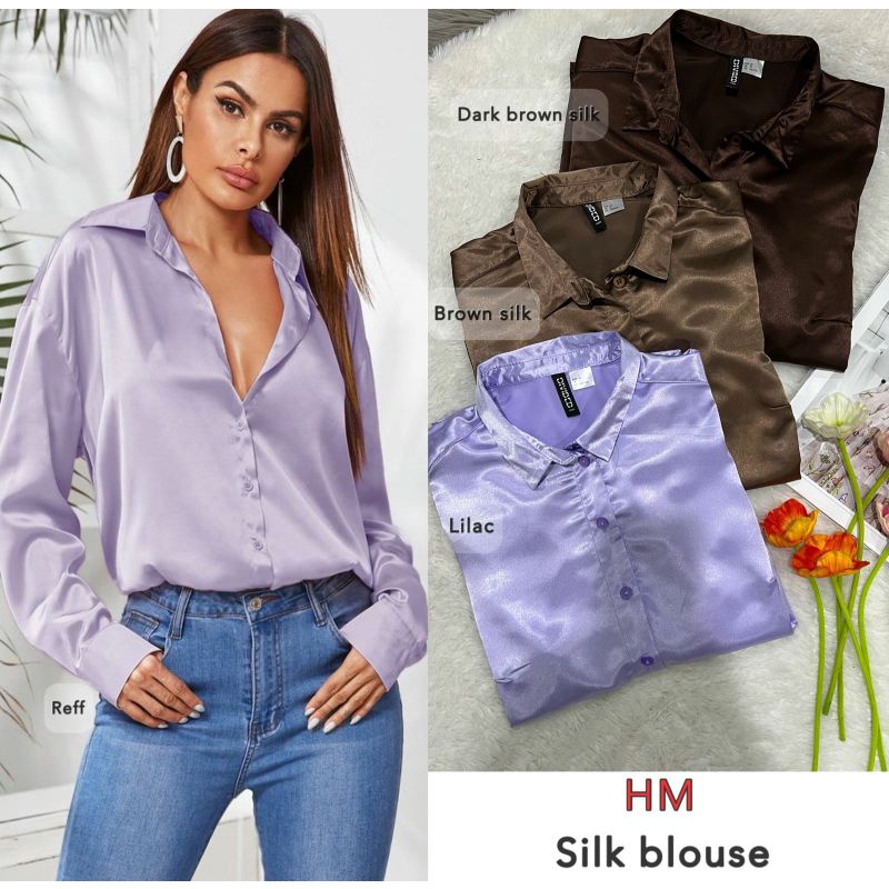 Hm slik simple blouse