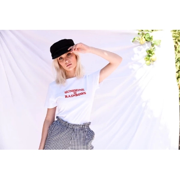 HELLO PARRY ERICA GINGHAM SHORTS