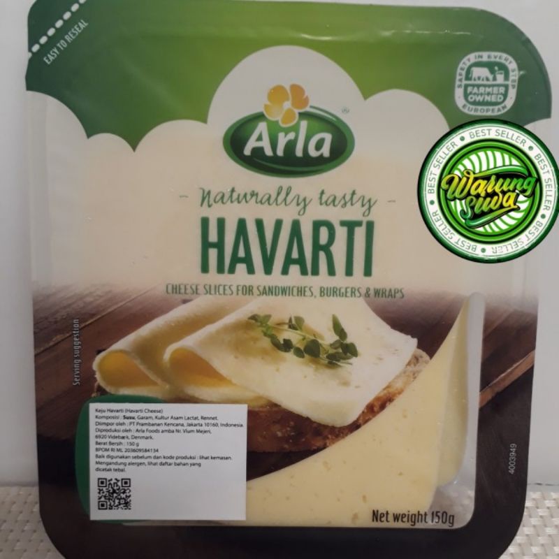 

arla havarti cheese 150gr