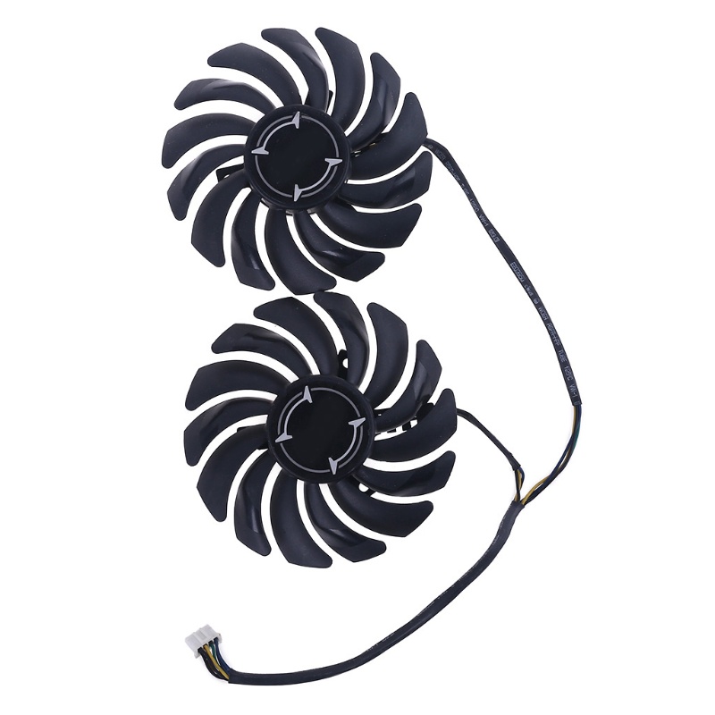 Bt 1pasang 87mm PLD09210B12HH 4pin Grafis Video Card Cooling Fan Untuk MSI RX 470 480 570 580 Armor