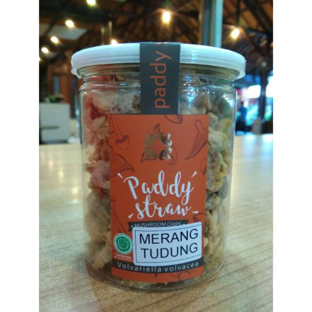 Keripik jamur merang tudung jejamuran