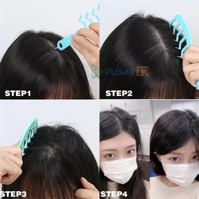 ✅ BISA COD Sisir Rambut Zig Zag Korea Sisir Rambut Korea Style Sisir Rambut Panjang Model Parting Aksesoris Rambut