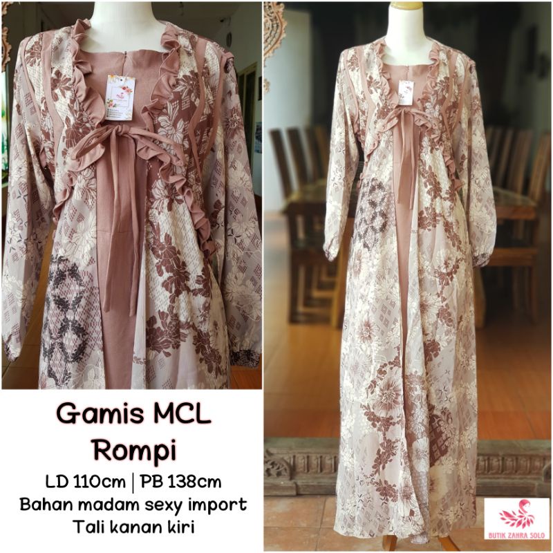 DRESS ROMPI BY MCL | GAMIS MCL TERBARU TERMURAH