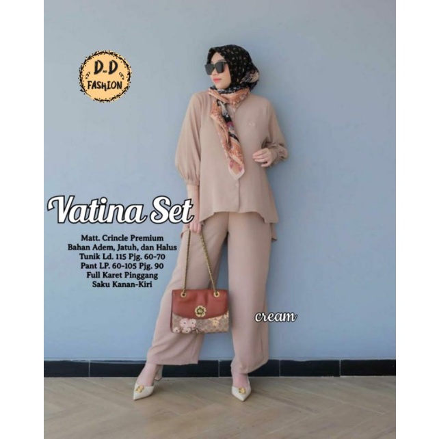 SET VATINA SETELAN BAJU WANITA TERBARU BY DND