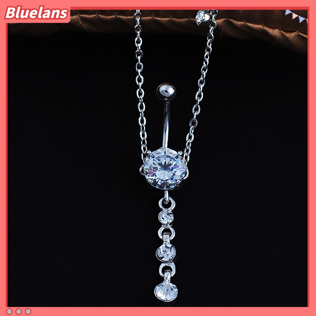 Rantai Pinggang Bahan Stainless Steel Dengan Cubic Zirconia Untuk Belly Dance