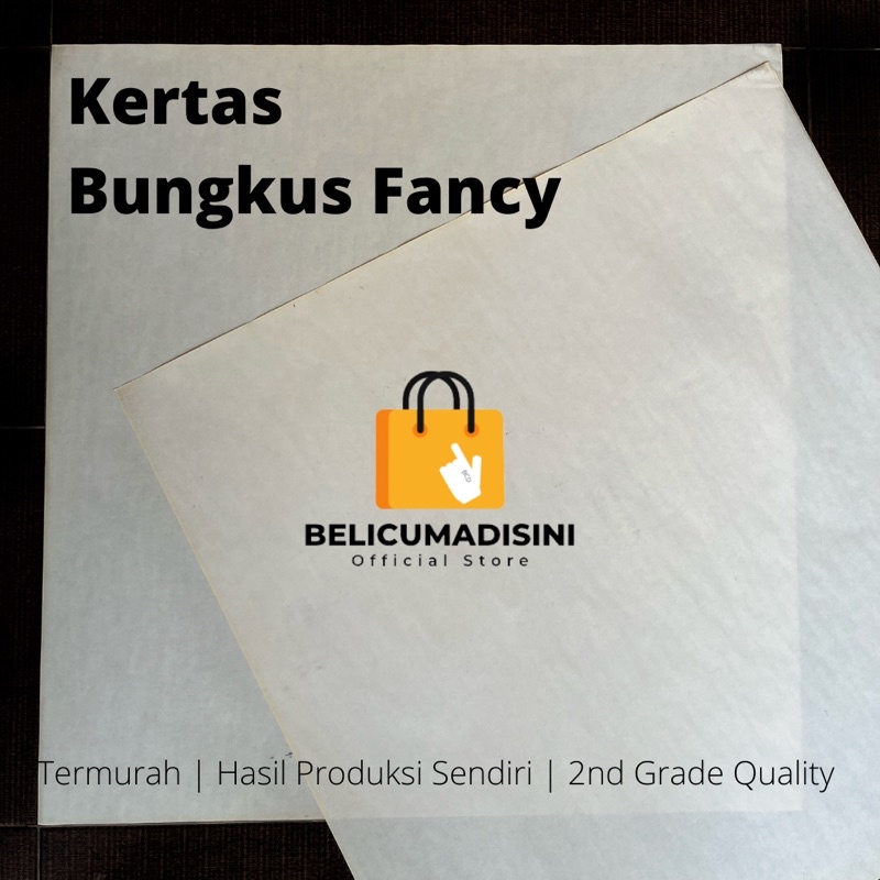 Kertas Bungkus / Wrapping  | NCR 50 gsm Doorslag Besar / Dorslag Paper / Kertas Duslak Baju Pakaian 