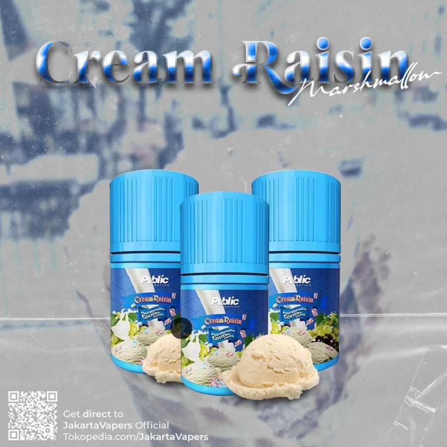 CREAM RAISIN V3 MARSHMALLOW CREAM RAISIN 60ML by PUBLIC DISTRIBUTION