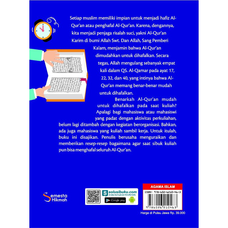 Buku Agama Islam - Metode Cepat Hafal Al-Qur'an Saat Sibuk Kuliah - Buku Islami Buku Motivasi-2