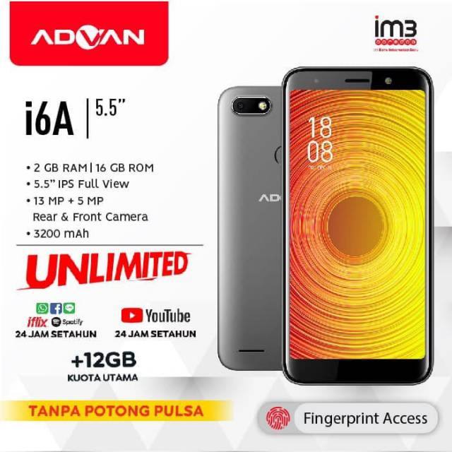 Advan i6a 2/16 Garansi Resmi