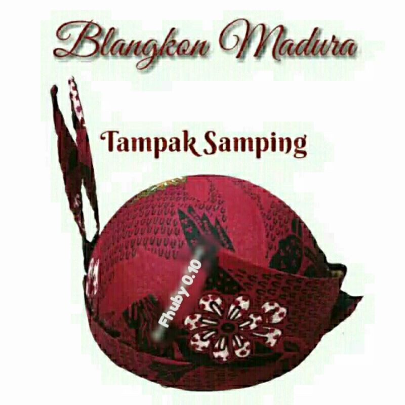 Blangkon Madura // Blangkon Jawa Timur // Topi Khas Madura