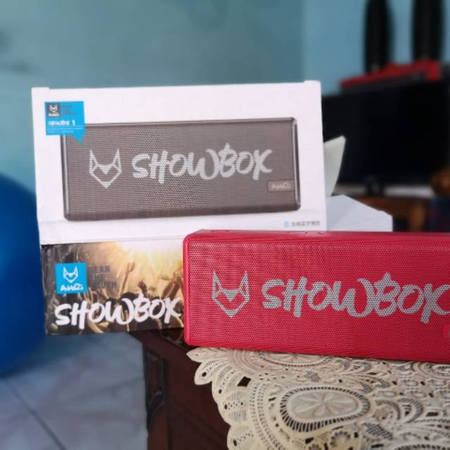 Spiker bluetooth Ahri showbox merah