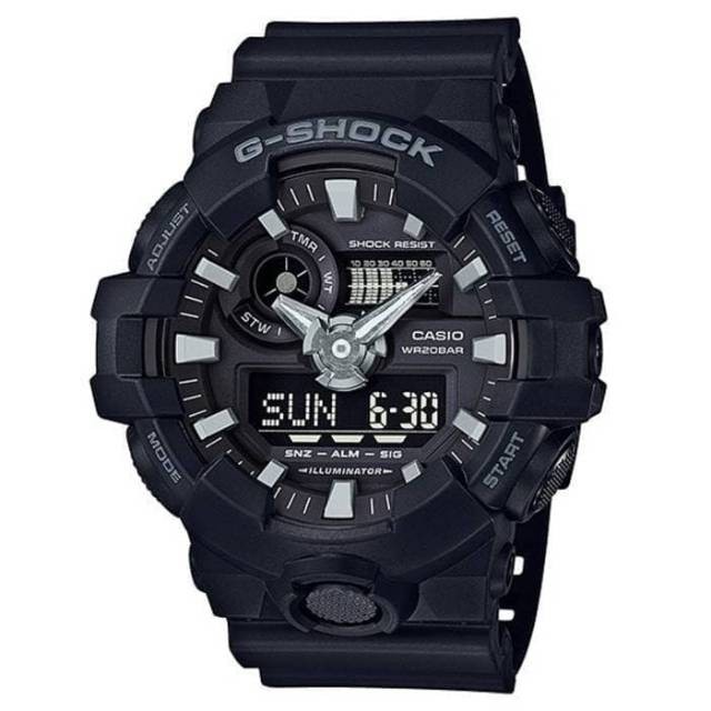 Jam tangan pria Casio G-SHOCK GA-700-1BDR gshock ga 700 Original