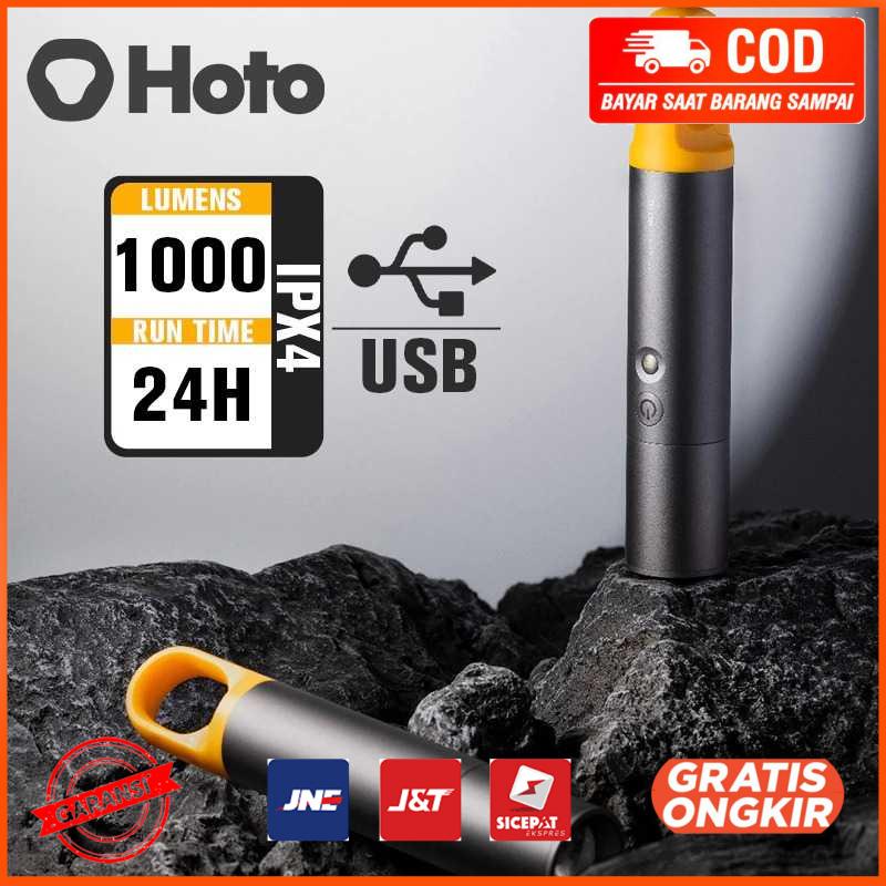 Senter LED Flashlight Lite Rechargeable 1000 Lumens