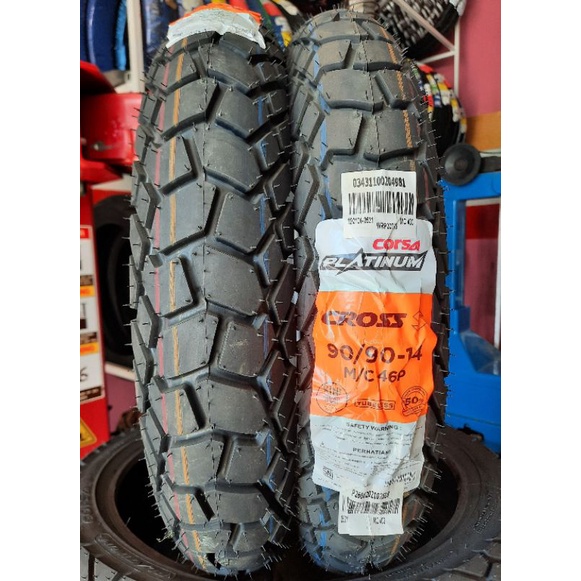 CORSA PLATINUM CROSS S 80/90-14 90/90-14 TUBELESS