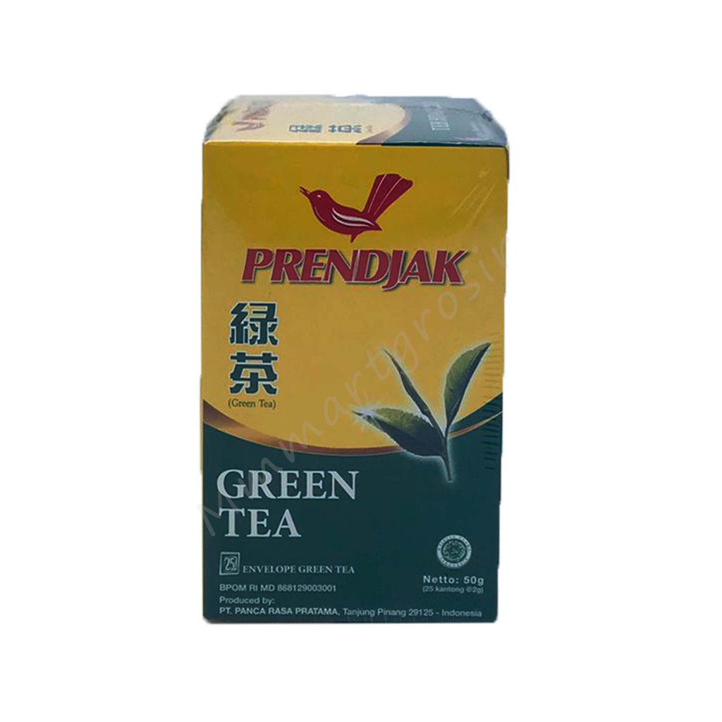 Prendjak / Teh Hijau Celup Amplop / isi 25kantong