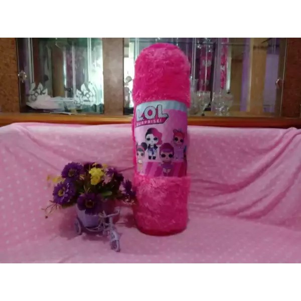 GULING TIDUR ANAK PRINT KARAKTER LOL/BANTAL RASFUR/BANTAL BONEKA/BANTAL KARAKTER ANAK