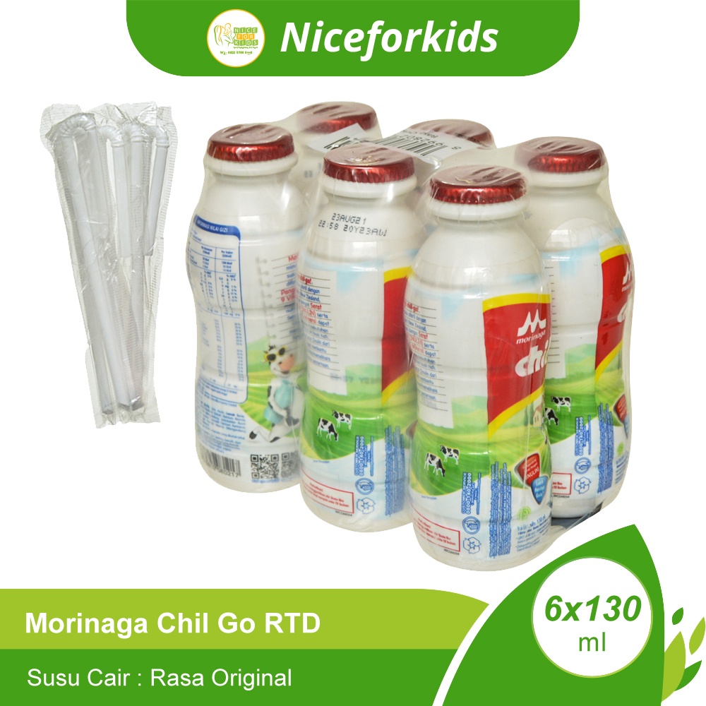 Morinaga Chil Go UHT Kemasan KARTON Isi 6 pack (36botol) / ChilGo RTD Botol Susu Cair / Susu Anak