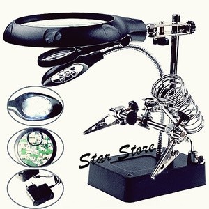 

Kaca Pembesar Standing Classic LED 3 in 1