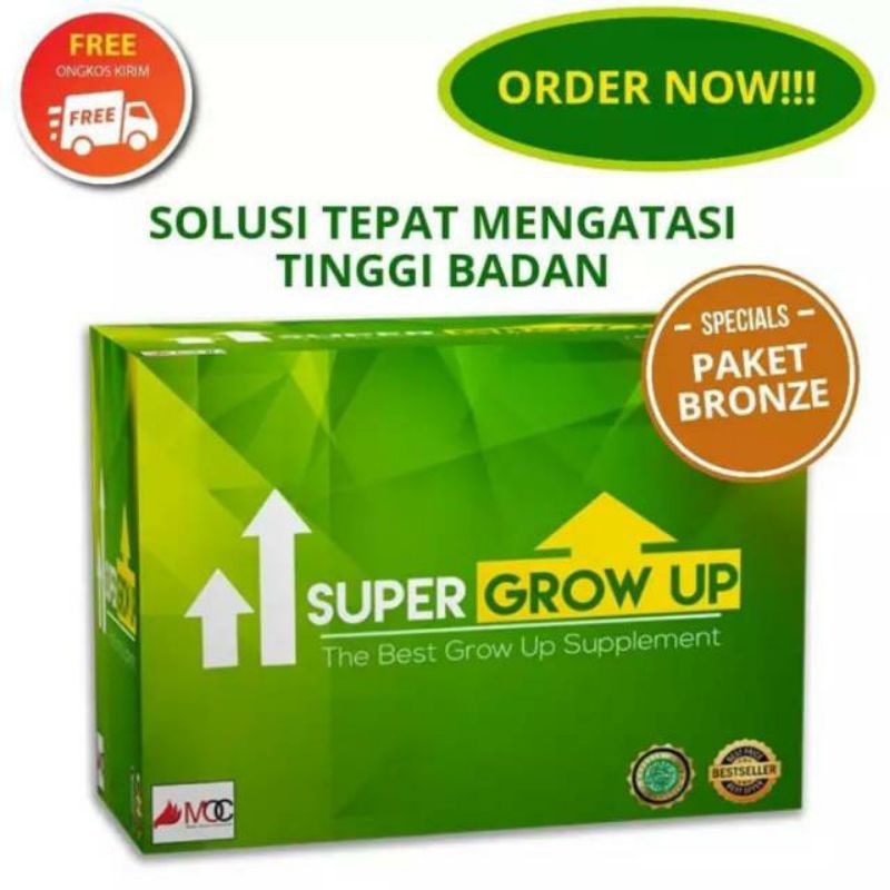 

SUPER GROW UP - PENINGGI BADAN ORI TIENS SuperGrowUp Original Susu Kapsul