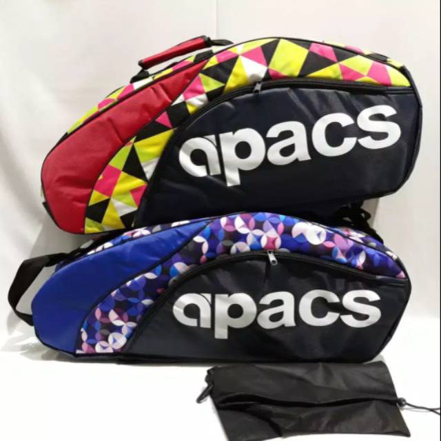 Tas Raket Badminton Apacs 3R Termo Navy