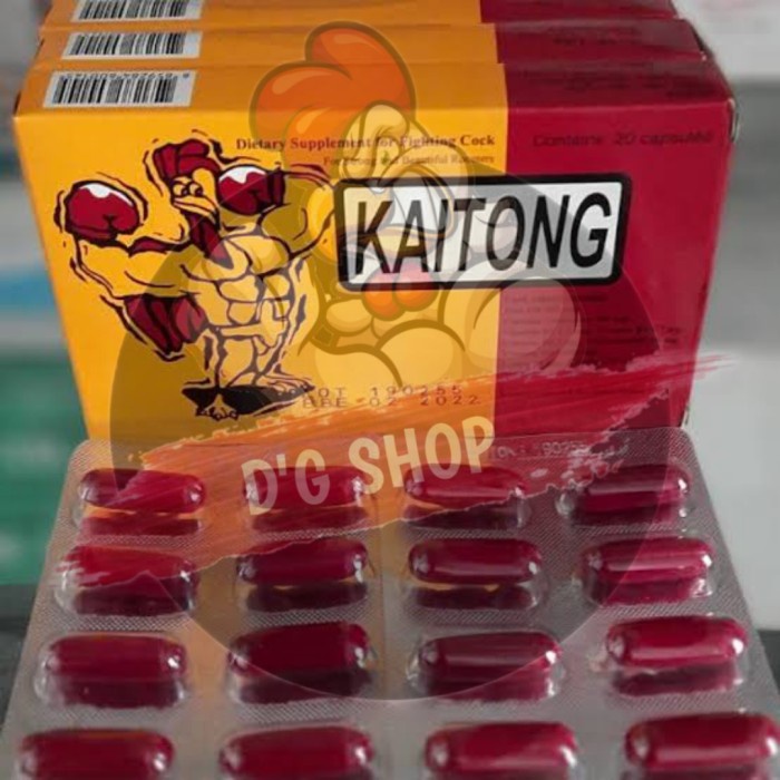 Obat Ayam Jago Aduan Kaitong 1 Plastik Isi 12 Pack (BERKUALITAS)