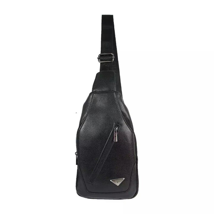 Polo Classic Tas Selempang Waisbag Pria Tas Fashion Pria Jn0001 PU Leather Original - Black